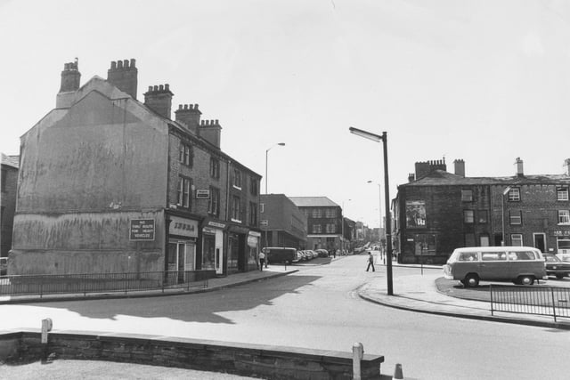 The bottom of King Street, and what was Old Street in July 1973.