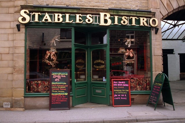 Did you enjoy a meal here back in the day? Stables Bistro on Westgate pictured in July 1997.