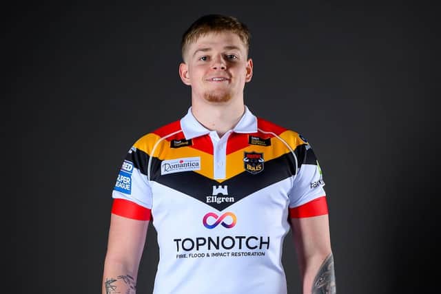 Alfie Leake has joined Hunslet RLFC on loan from Bradford Bulls. Picture by Allan McKenzie/SWpix.com.