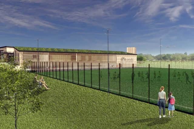 New football pitches would be among the facilities on the redeveloped site.