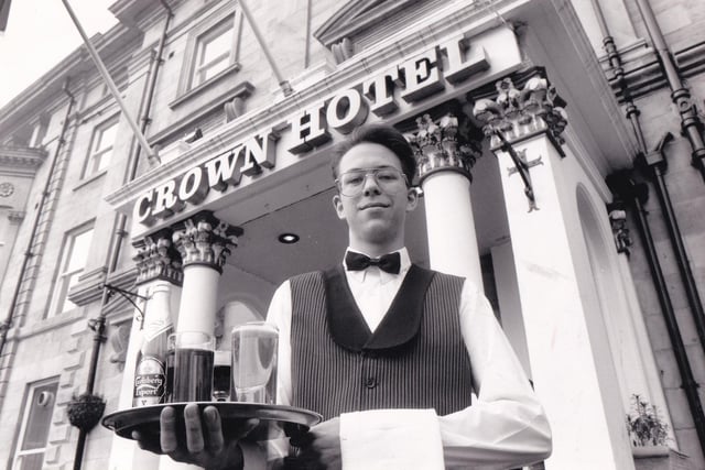 January 1992 and waiter Steven Coates was hoping to boost his prospects in the national Young Waiter of the Year contest. The 20-year-old who worked at The Crown Hotel, had won his way to the northern finals of the contest.