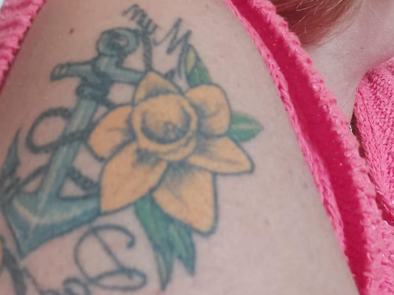 Paula Cowell said: "In memory of my mum and dad, mum was involved with Marie Curie and her favourite flower, and dad was a navy man."