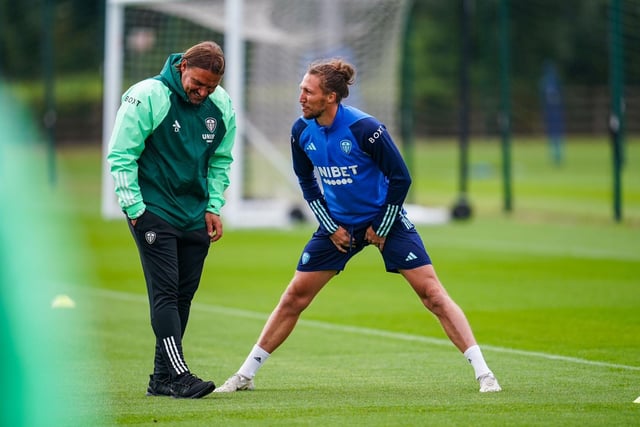 Right-back Luke Ayling is among those in Daniel Farke's Leeds United squad with experience of escaping the Championship