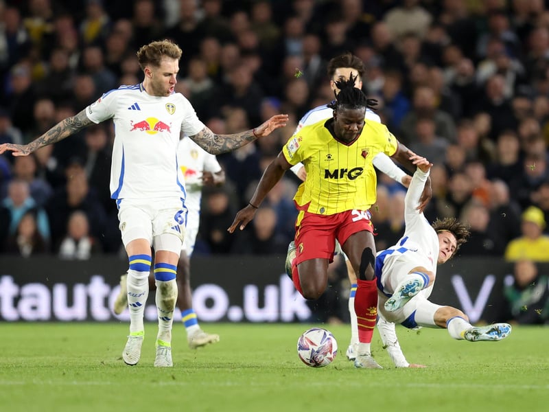Watford's German youth international attacker Baah suffered a thigh tear in last month's defeat at home to Preston North End and remains on the comeback trail.
