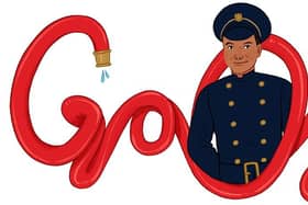 Google is celebrating Frank Bailey with a Doodle, who was widely believed to be England's first black firefighter (Google)