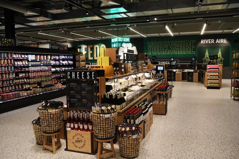 The impressive food hall even features a dedicated fresh cheese section.