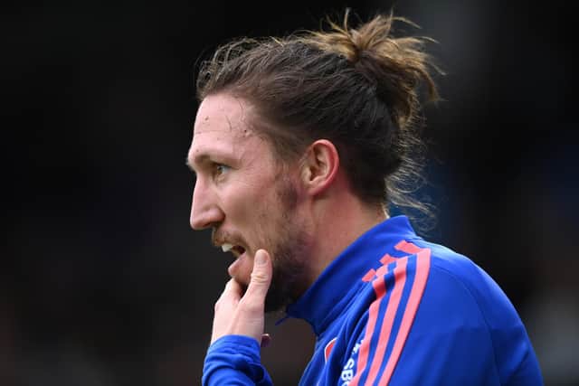 UPBEAT: Leeds United defender Luke Ayling. Photo by Stu Forster/Getty Images.