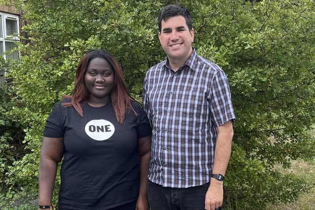 Gertrude was born in Italy to Ghanaian parents and has now been in the United Kingdom for 10 years.