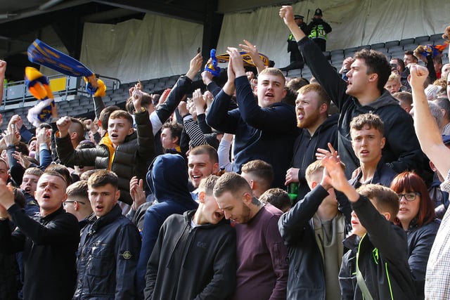 Stags fans travelled in big numbers for this 2019 promotion decider.