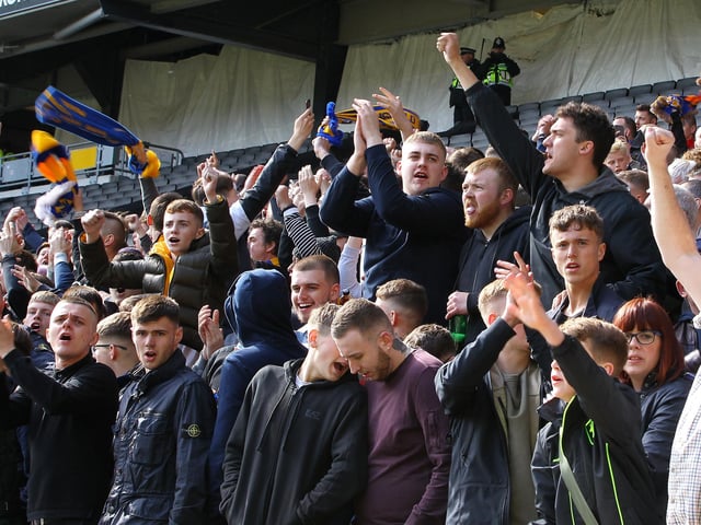 Stags fans travelled in big numbers for this 2019 promotion decider.