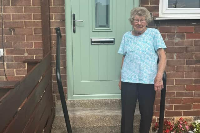 Margaret, 91, based in Dewsbury, is one of many, who has purchased a door from Batley Composite Doors, who offer premium high quality composite doors manufactured by UK brands at a fraction of the price.