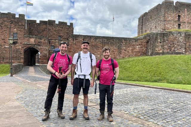 Jack Wray took part in the Henshaws Hundreds Challenge, walking the Cumbria Way for his sister Daisy
