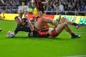 Jake Connor scored a brilliant try in Leeds Rhinos' semi-final loss to Warrington Wolves. Picture by Steve Riding.