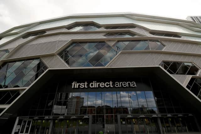The show will take place at the First Direct Arena. Image: Simon Hulme
