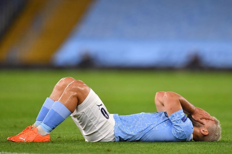 Pep Guardiola’s side suffered just six injuries which kept those players out for a combined 256 days, however, because of their wage bill, this cost them £5m. (Photo by Paul ELLIS / POOL / AFP) (Photo by PAUL ELLIS/POOL/AFP via Getty Images)