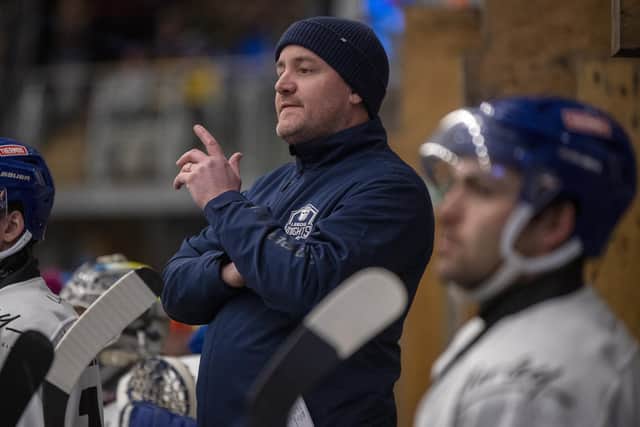 PLEASANT TRIP: Leeds Knights' head coach, Ryan Aldridge. Picture: Bruce Rollinson