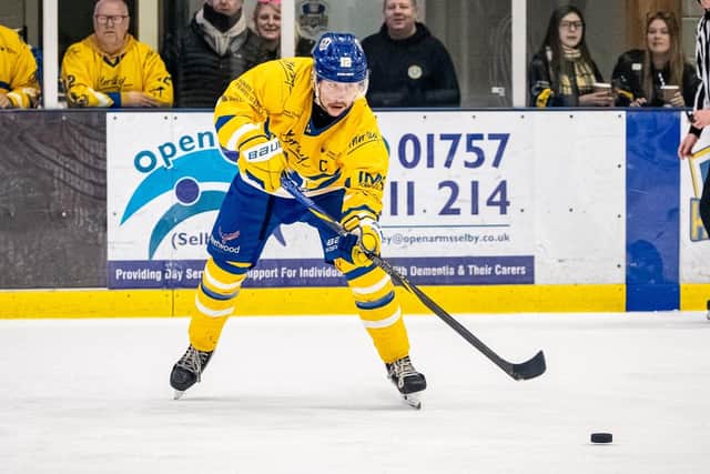 CONCERN: Leeds Knights captain Kieran Brown left the game early on Saturday in Solway. Picture: ben Gordon/Knights Media