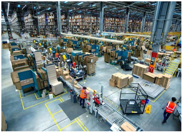 Amazon’s Doncaster fulfilment centre.