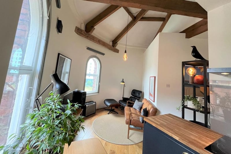 The beautifully presented top floor apartment with lots of charm and character including oak beams and arched windows. The apartment also benefits from unallocated parking.