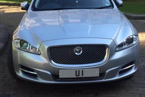 The U-1 number plate, as seen on a previous car used by the Lord Mayor of Leeds.