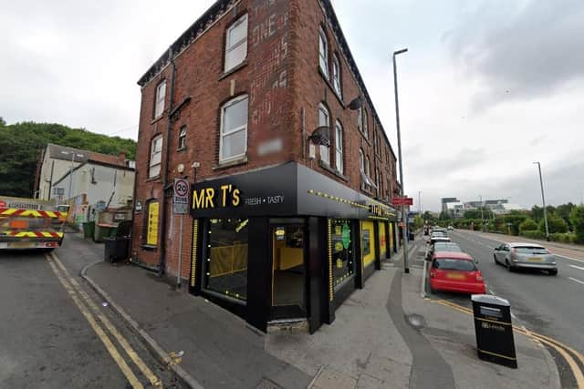 Mr T's, in Burley Road, Leeds, was targeted in an armed robbery in the early hours of September 18 by suspects carrying machetes. Photo: Google.