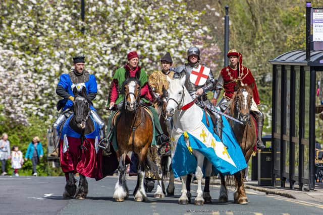 The St George's Day Parade in Morley regularly attracts thousands of visitors. Picture: Tony Johnson