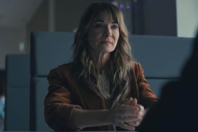 Nia Roberts plays journalism lecturer Eve Davies in the second series of Channel 4 drama The Light in the Hall (Picture: Channel 4)