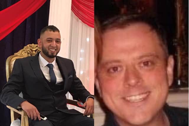 Taxi driver Sohail Ali, 28, of Bradford and his passenger Simon McHugh, 48, of Huddersfield, died at the scene (Photo: WYP)