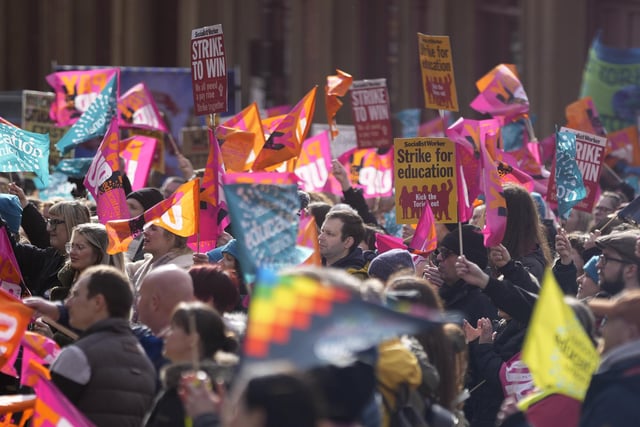 The NEU estimates that around 200,000 of its members will go on strike across three days of action this week, with today's walkouts in the North East, North West and Yorkshire being the first.