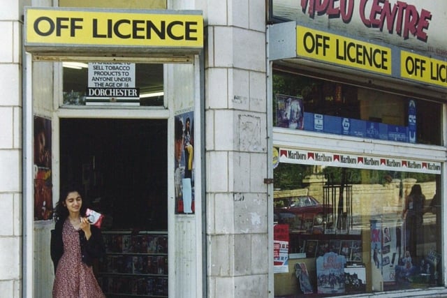 A shopper leaves an off-licence in Chapeltown.