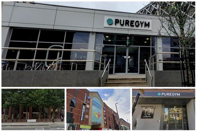 Pictured: PureGym, The Gym Group and Snap Fitness