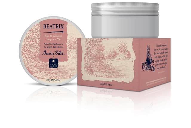 BEATRIX Rose & Geranium Soap in a Tin