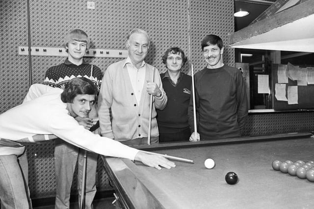 Ossett Town and Labour club snooker team pictured in November 1984.