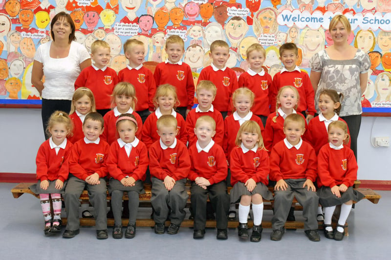 Mrs Pearson and Mrs Andressen's reception class at St Joseph's RC Primary in Fellgate was all smiles for their photo in 2007. Which beaming face do you recognise?