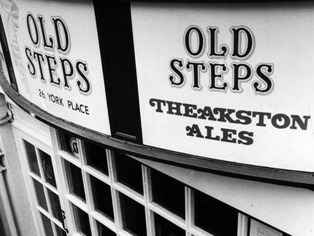The Old Steps on York Place in the city centre pictured in May 1982.