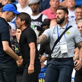 CLASH: Between Chelsea's Thomas Tuchel, left, and Tottenham Hotspur's Antonio Conte, right, which could have consequences, or not, on Sunday's clash against Leeds United at Elland Road. Photo by GLYN KIRK/AFP via Getty Images.