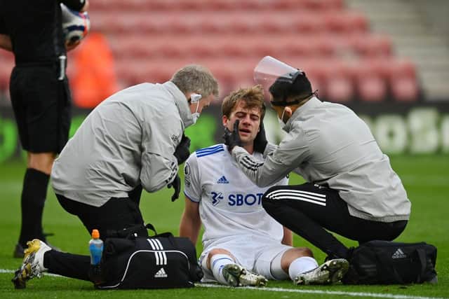 Patrick Bamford of Leeds United. (Photo by Dan Mullan/Getty Images)