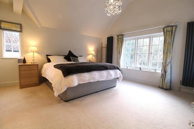 A super size bedroom within the property.