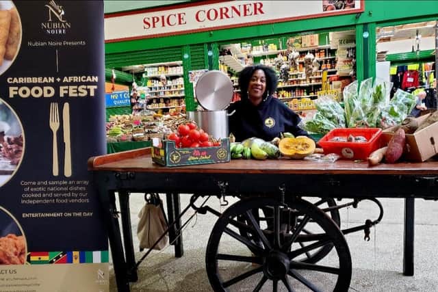 Dionne Edwards has organised an African and Caribbean food festival at Kirkgate Market