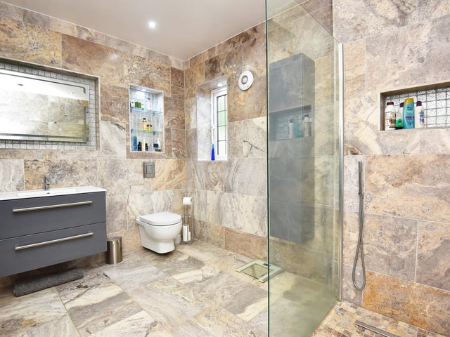 There are three en suite shower rooms within the house, along with the main bathroom.