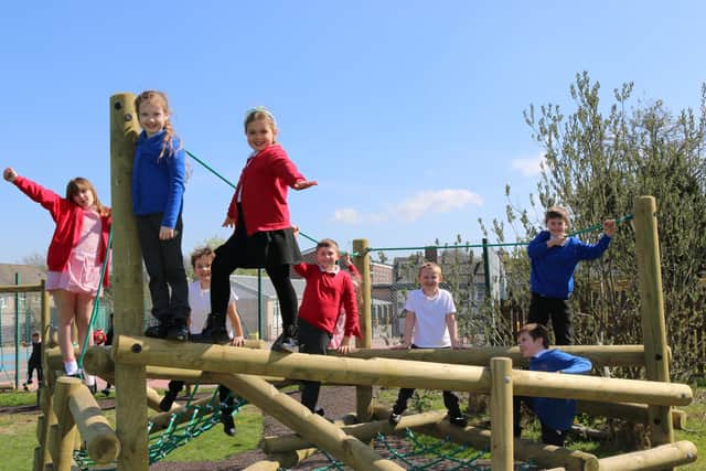 Swinnow Primary School, Pudsey, has received a cash boost from Cenergist to upgrade its facilities ahead of the summer. Photo: Cenergist