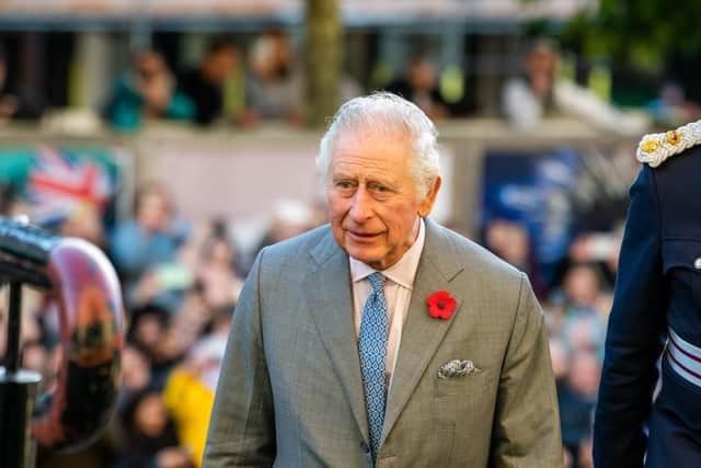 King Charles III visiting Leeds in November. Picture: James Hardisty