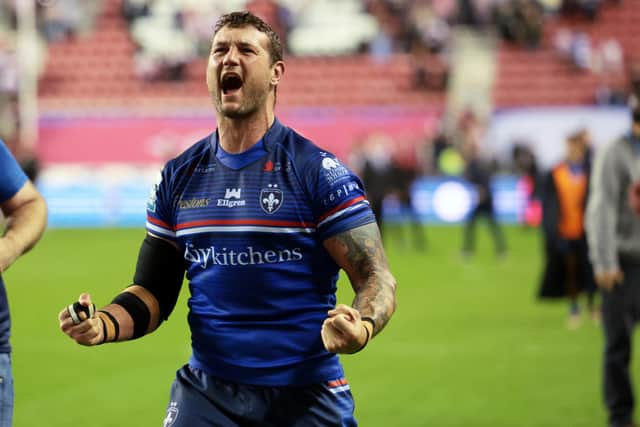 Wakefield Trinity's Jay Pitts could become the oldest try scorer in a Super League Grand Final. Picture by John Clifton/SWpix.com.
