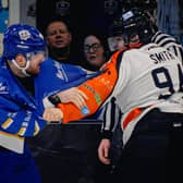 STILL FIGHTING: The odds and the numbers are against Leeds Knights, but they remain in the NIHL National title picture - for now. Picture: Rob Halls/Knights Media.