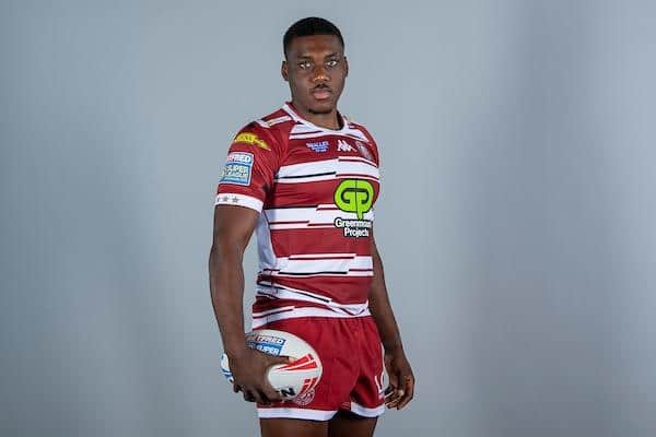 On-loan Sam Eseh has returned to Wigan Warriors without playing a game for Castleford Tigers. Picture by Allan McKenzie/SWpix.com.