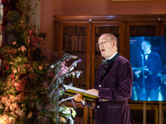 The Hon. Nicholas Howard welcomed guests with a moving speech, celebrating the cutting-edge research funded by the charity