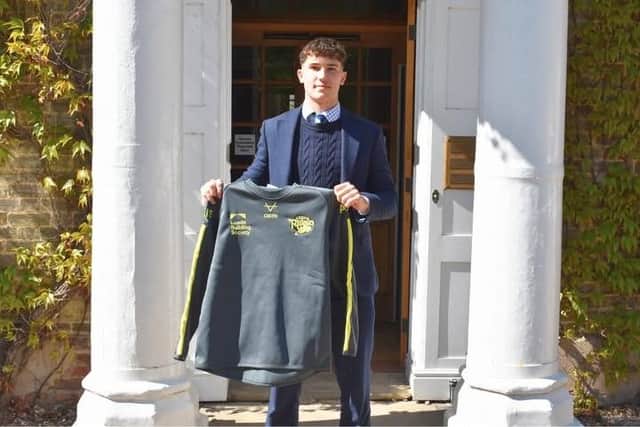Pocklington School pupil Theo Roberts is training with Leeds Rhinos' academy. Picture by Pocklington School.