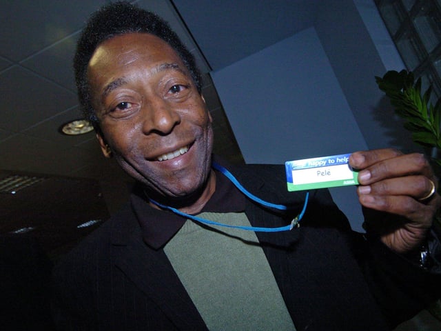 Check out his name badge! Like he needed any introduction...