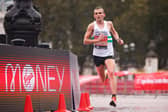 The UK's Joshua Griffiths competed in the Elite Men’s race at the 2020 Virgin Money London Marathon around St. James's Park on October 04, which was a closed event for only professional athletes.  (Picture: Pool/Getty Images)