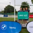 Finlay Bean, Ben Coad and Matt Milnes from Yorkshire County Cricket Club